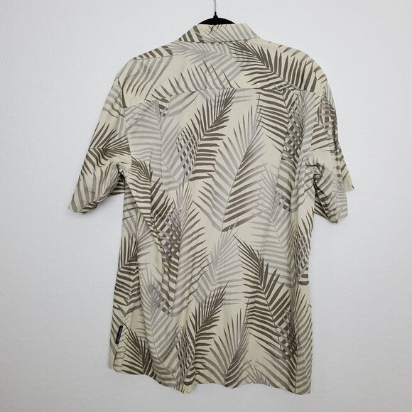ExOfficio Men's Button Front Shirt Size M Short Sleeve Tropical Hawaiian Vaca - Picture 6 of 8
